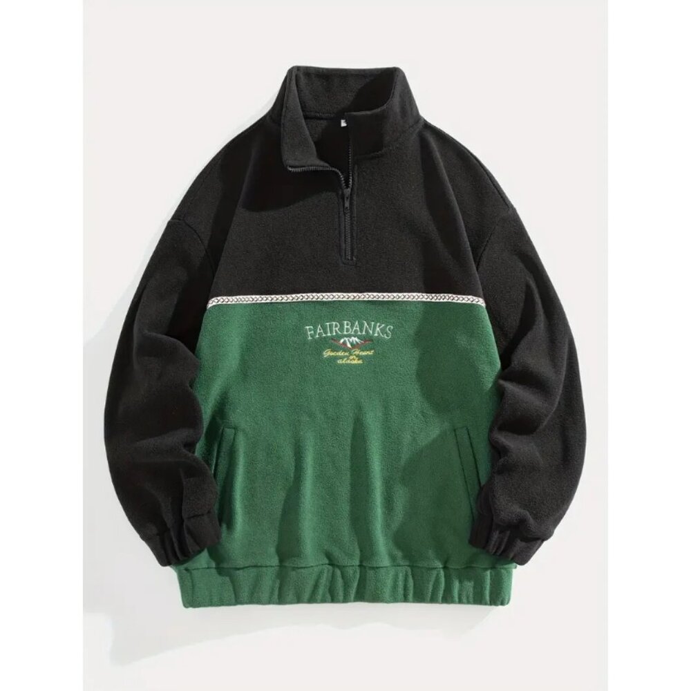 Mountain Zip Sweatshirt – Breathable, Stretchy & Embroidered